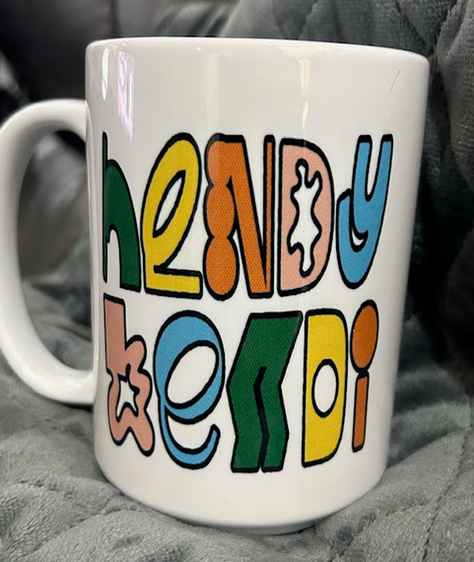 Hendy Bendi Logo coffee mug
